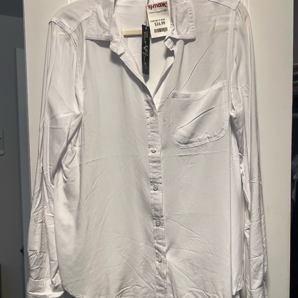 White Button-Up Shirt